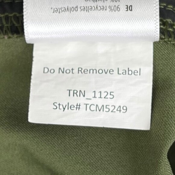 Tentree Men’s Green 5-Pocket Shorts Size 36 Recycled Polyester Spandex - Picture 9 of 9